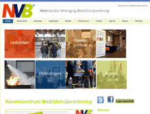 Tablet Screenshot of nvb-bhv.nl